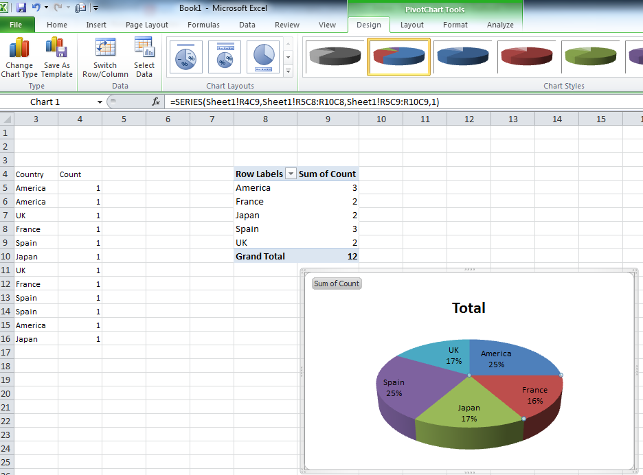 Excel Create Pie Chart From One Column Chart Walls