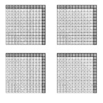 Left Handed Multiplication Tables To 144 Four Per Page D