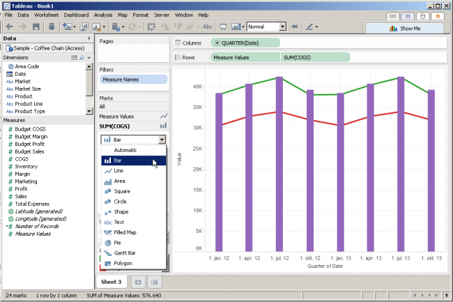 Multiple Lines In Tableau Inviso