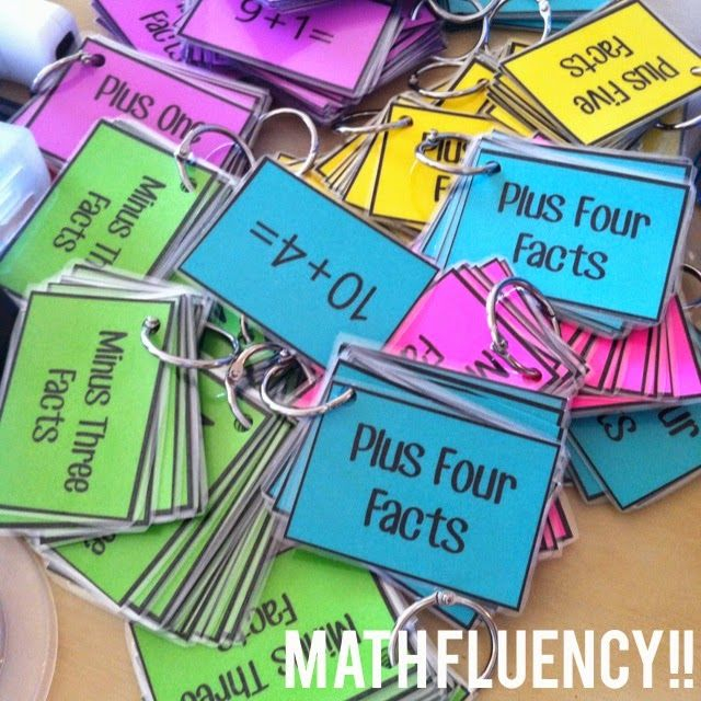 Fact Fluency Flash Cards And Number Sequencing Cards For Math Workshop 