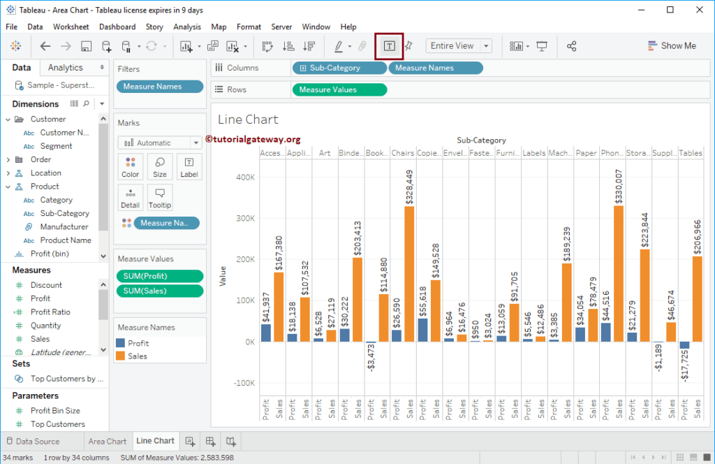 Grouped Bar Chart In Tableau
