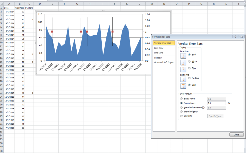 How To Create Vertical Line In Excel For Multiple Charts multiple Y 