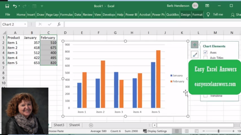 How To Graph Changing Data In Excel Excel Chart Graphing