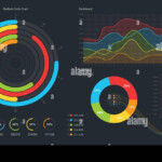 Minimalistic Infographic Template With Flat Design Daily Statistics