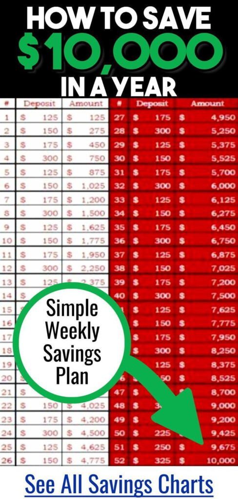 Money Challenge Saving Charts And Savings Plans For ANY Budget Free 