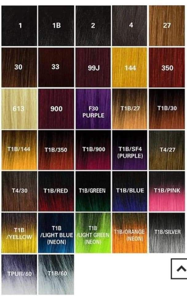 Queen B Braiding Hair Color Chart feedins boxbraids cornrows 