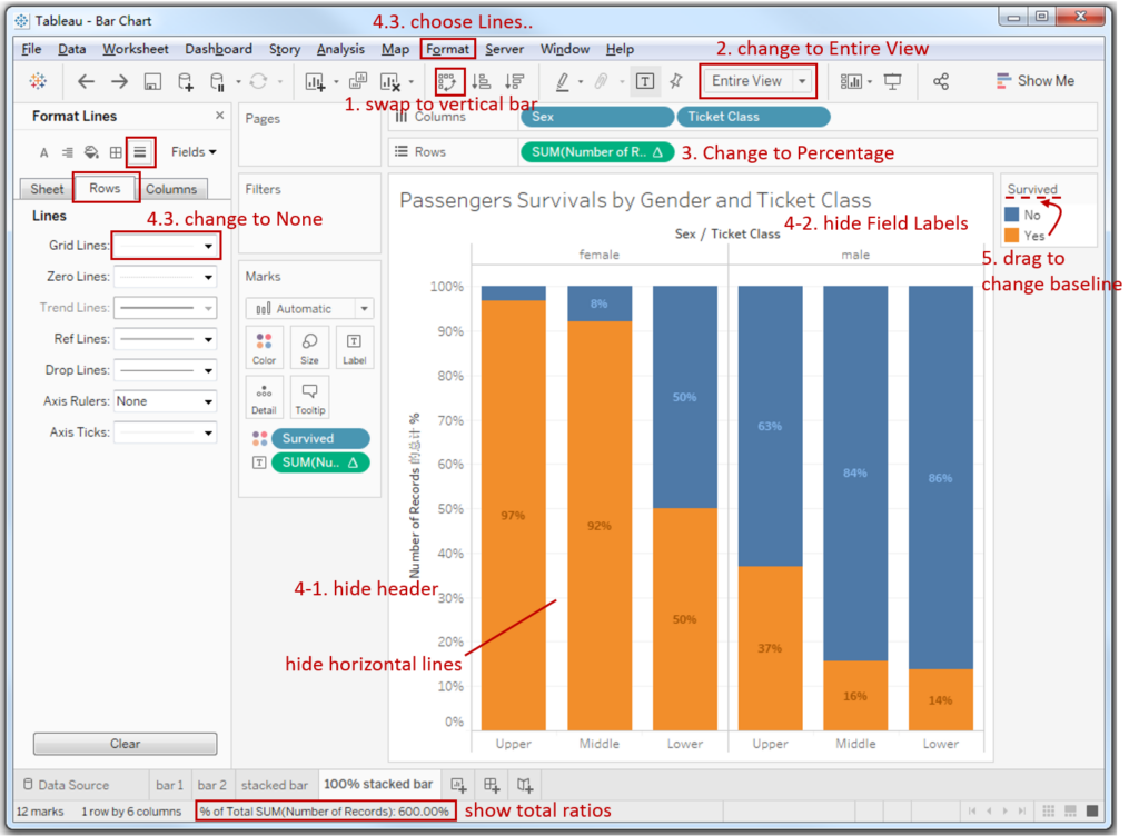 Tableau Playbook Stacked Bar Chart Pluralsight