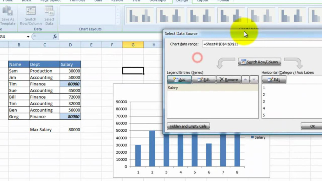 VideoExcel How To Create Graphs Or Charts In Excel 2010 Charts 101 