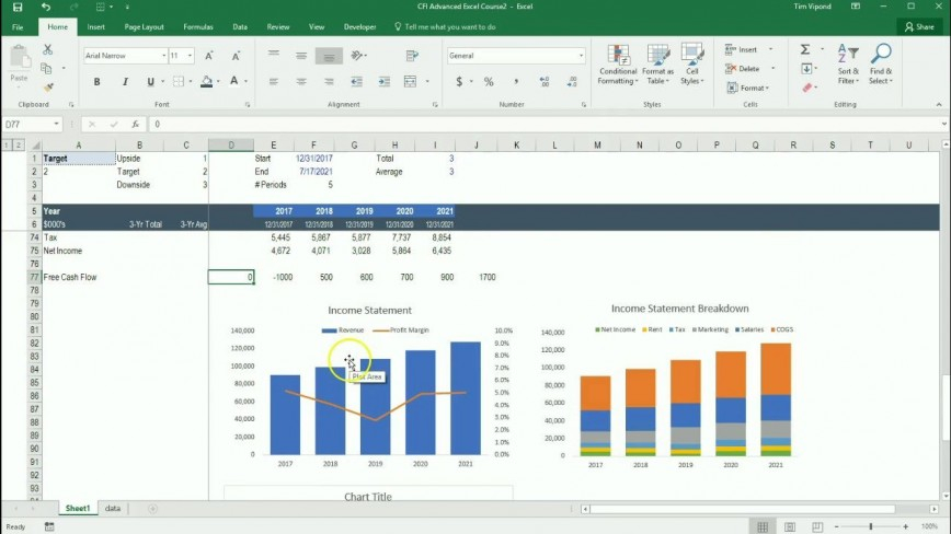 Waterfall Chart Excel Template Addictionary
