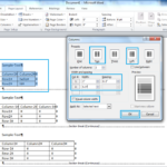 How To Add A Table Beside Text On Multiple Lines In Word 2010 Super User