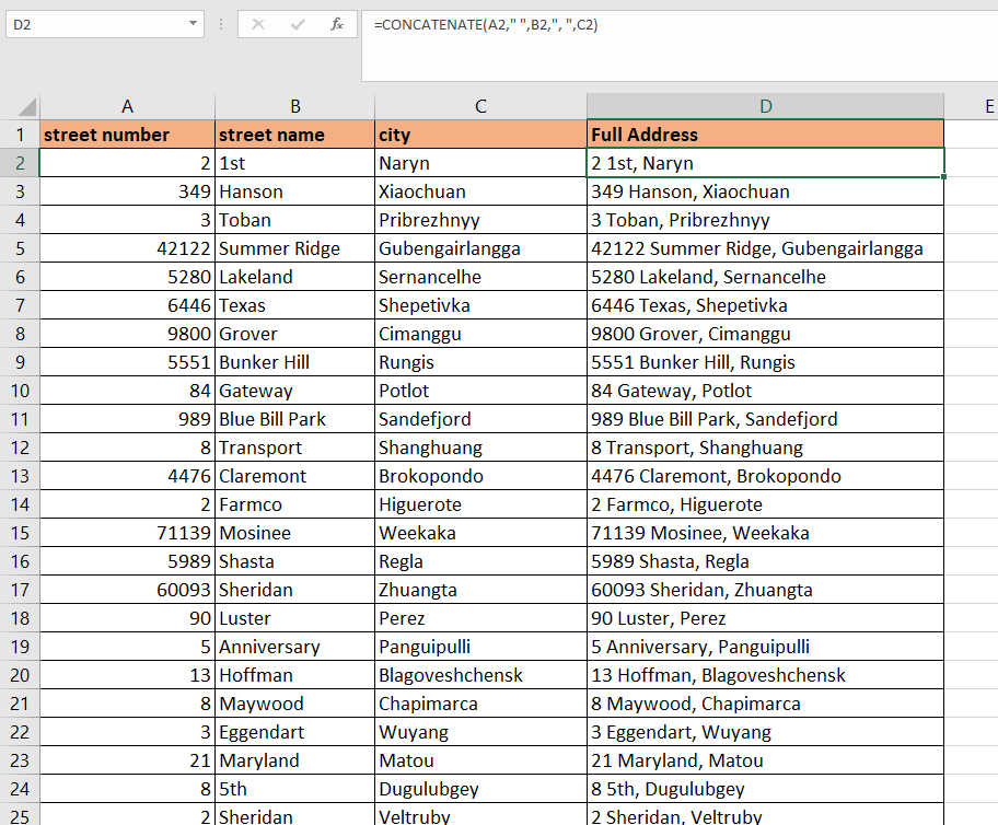 How To Stack Multiple Columns Into One Column In Excel